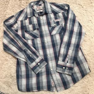 Lucky Brand Distinctive Western Button Down